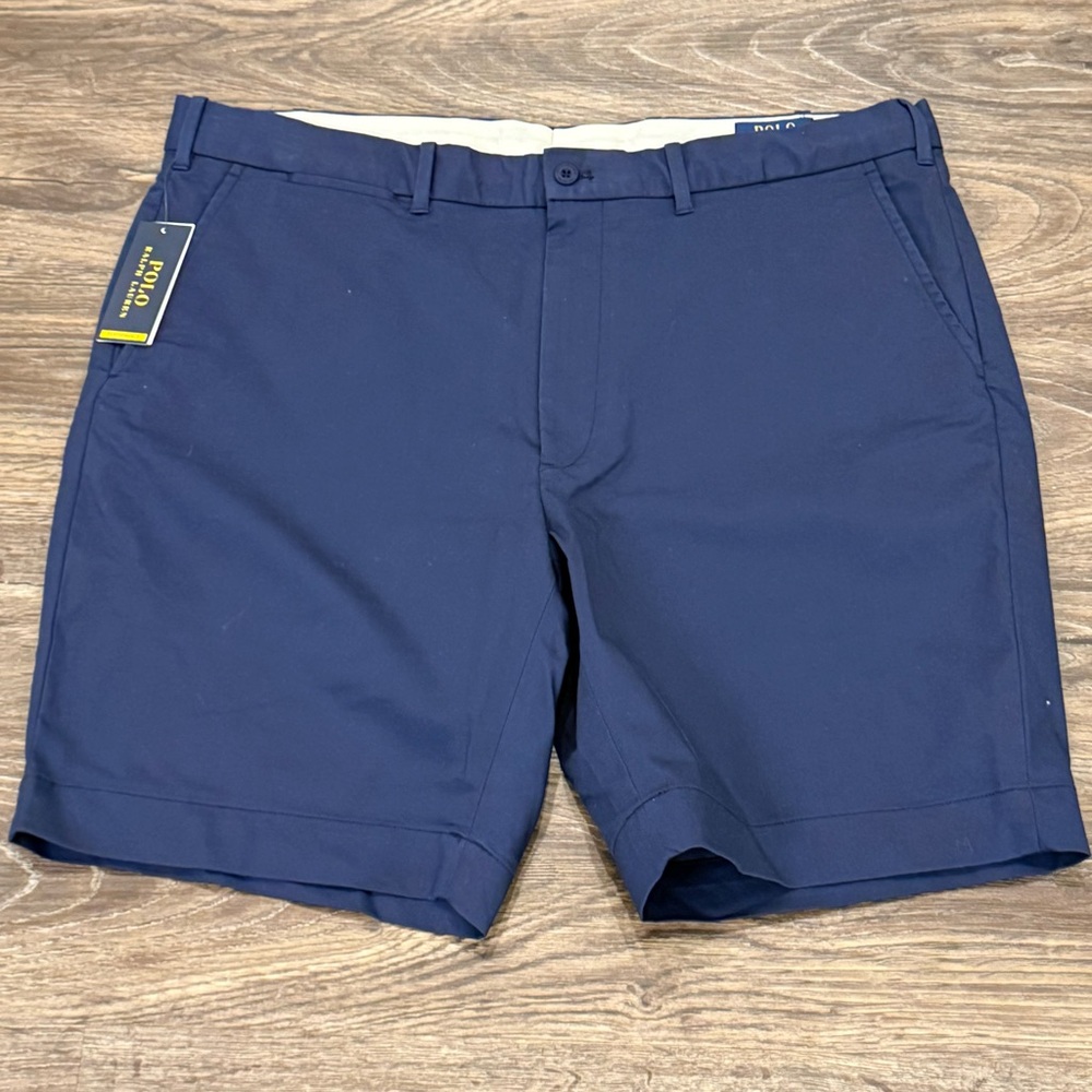 Polo Ralph Lauren Performance Navy Golf Tailored Fit Sz‎ 38 Shorts New With Tags